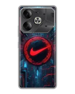 Чехол для Nothing Phone (4a) Pro с картинкой «Техногенный стиль Nike» Чехол для Nothing Phone (4a) Pro с картинкой «Техногенный стиль Nike»