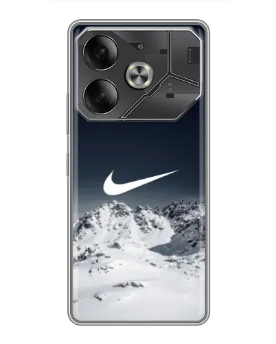Чехол для Nothing Phone (4a) Pro с картинкой «Nike — зимние горы» Чехол для Nothing Phone (4a) Pro с картинкой «Nike — зимние горы»