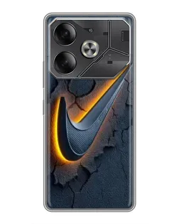 Чехол для Nothing Phone (4a) Pro с картинкой «Объемный логотип Найк» Чехол для Nothing Phone (4a) Pro с картинкой «Объемный логотип Найк»