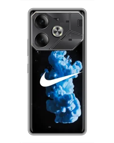 Чехол для Nothing Phone (4a) Pro с картинкой «Nike и синий дым» Чехол для Nothing Phone (4a) Pro с картинкой «Nike и синий дым»