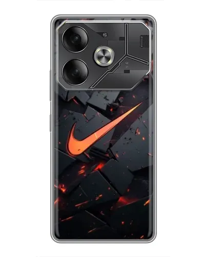Чехол для Nothing Phone (4a) Pro с картинкой «Nike — эффект разломов» Чехол для Nothing Phone (4a) Pro с картинкой «Nike — эффект разломов»