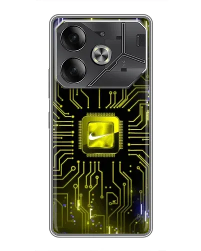 Чехол для Nothing Phone (4a) Pro с картинкой «Nike — золотая искра» Чехол для Nothing Phone (4a) Pro с картинкой «Nike — золотая искра»