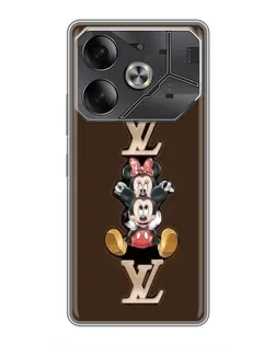 Чехол для Nothing Phone (4a) Pro с картинкой «LV и Микки Маус»