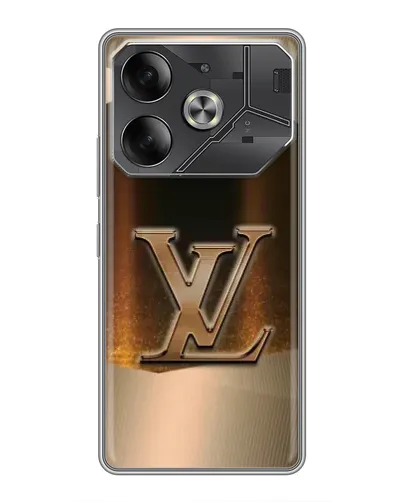 Чехол для Nothing Phone (4a) Pro с картинкой «LV — золотое сияние»