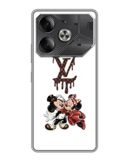 Чехол для Nothing Phone (4a) Pro с картинкой «LV и Микки Маус»