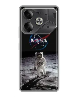 Чехол для Nothing Phone (4a) Pro с картинкой «Астронавт на Луне»
