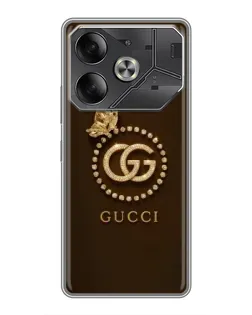 Чехол для Nothing Phone (4a) Pro с картинкой «Gucci — золотая бабочка»