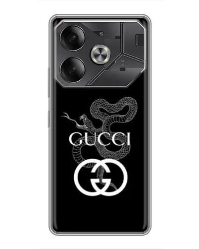 Чехол для Nothing Phone (4a) Pro с картинкой «Gucci — серебряная змея»