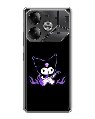 Чехол для Nothing Phone (4a) Pro с картинкой «Электрическая Kuromi» Чехол для Nothing Phone (4a) Pro с картинкой «Электрическая Kuromi»
