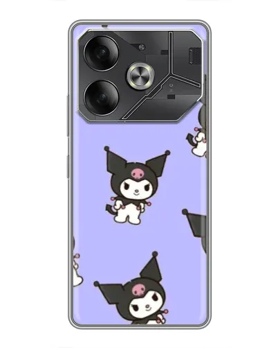 Чехол для Nothing Phone (4a) Pro с картинкой «Паттерн с Kuromi» Чехол для Nothing Phone (4a) Pro с картинкой «Паттерн с Kuromi»