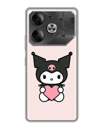 Чехол для Nothing Phone (4a) Pro с картинкой «Kuromi и сердце» Чехол для Nothing Phone (4a) Pro с картинкой «Kuromi и сердце»