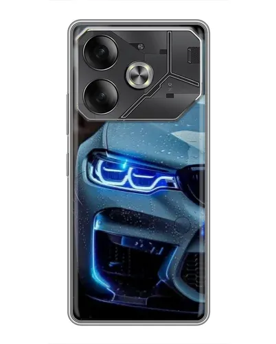 Чехол для Nothing Phone (4a) Pro с картинкой «Взгляд BMW с синими фарами» Чехол для Nothing Phone (4a) Pro с картинкой «Взгляд BMW с синими фарами»