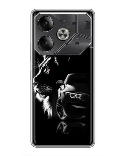 Чехол для Nothing Phone (4a) Pro с картинкой «BMW и лев» Чехол для Nothing Phone (4a) Pro с картинкой «BMW и лев»