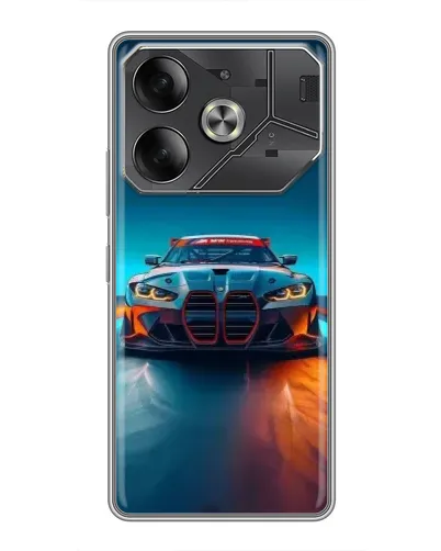 Чехол для Nothing Phone (4a) Pro с картинкой «BMW — огни неона» Чехол для Nothing Phone (4a) Pro с картинкой «BMW — огни неона»