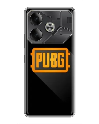 Чехол для Nothing Phone (4a) Pro с картинкой «PUBG — рамка лого» Чехол для Nothing Phone (4a) Pro с картинкой «PUBG — рамка лого»