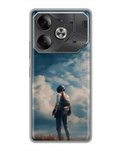 Чехол для Nothing Phone (4a) Pro с картинкой «Герой PUBG на скале» Чехол для Nothing Phone (4a) Pro с картинкой «Герой PUBG на скале»