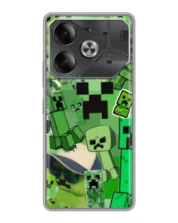Чохол для Nothing Phone (4a) Pro з картинкою «Кріпери Minecraft»