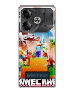 Чохол для Nothing Phone (4a) Pro з картинкою «Minecraft герої гри»