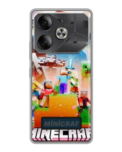 Чехол для Nothing Phone (4a) Pro с картинкой «Minecraft герои игры»