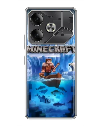 Чехол для Nothing Phone (4a) Pro с картинкой «Minecraft ледяной мир»