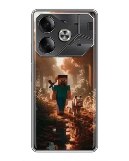 Чохол для Nothing Phone (4a) Pro з картинкою «Стів у лісі» Чохол для Nothing Phone (4a) Pro з картинкою «Стів у лісі»