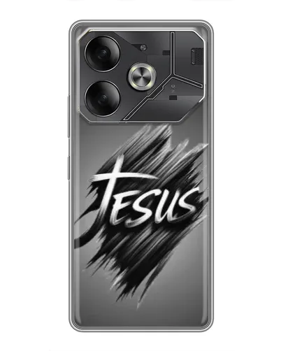 Чехол для Nothing Phone (4a) Pro с картинкой «Надпись Jesus Graffiti»