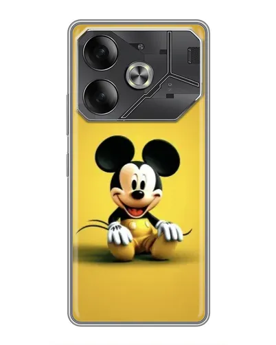 Чехол для Nothing Phone (4a) Pro с картинкой «Микки на желтом»