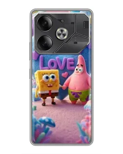 Чехол для Nothing Phone (4a) Pro с картинкой «Губка Боб Патрик»