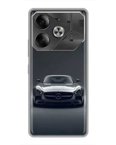 Чехол для Nothing Phone (4a) Pro с картинкой «Mercedes на черном» Чехол для Nothing Phone (4a) Pro с картинкой «Mercedes на черном»