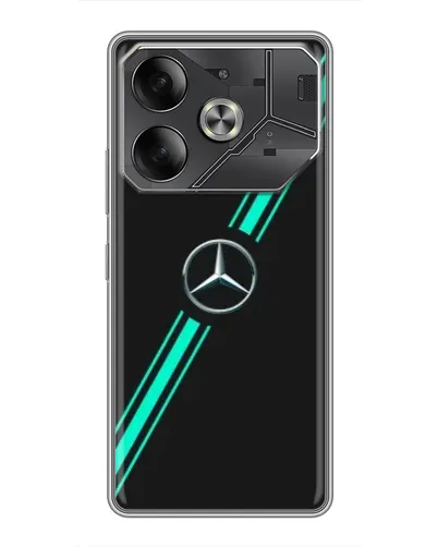 Чехол для Nothing Phone (4a) Pro с картинкой «Спортивные линии Mercedes» Чехол для Nothing Phone (4a) Pro с картинкой «Спортивные линии Mercedes»