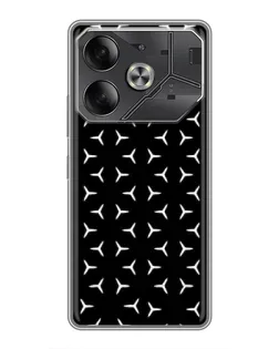 Чехол для Nothing Phone (4a) Pro с картинкой «Mercedes паттерн звезд»