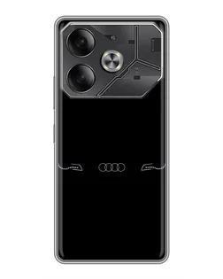 Чехол для Nothing Phone (4a) Pro с картинкой «Audi — световой подпись» Чехол для Nothing Phone (4a) Pro с картинкой «Audi — световой подпись»