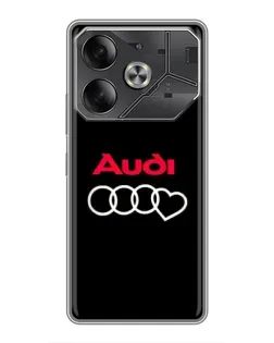 Чехол для Nothing Phone (4a) Pro с картинкой «Логотип Audi Heart» Чехол для Nothing Phone (4a) Pro с картинкой «Логотип Audi Heart»