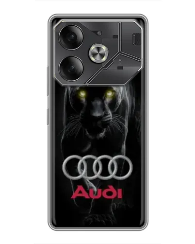 Чехол для Nothing Phone (4a) Pro с картинкой «Пантера и Audi»