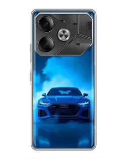 Чехол для Nothing Phone (4a) Pro с картинкой «Audi — голубая энергия» Чехол для Nothing Phone (4a) Pro с картинкой «Audi — голубая энергия»