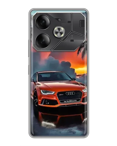 Чехол для Nothing Phone (4a) Pro с картинкой «Audi — закат»
