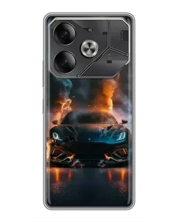 Чехол для Nothing Phone (4a) Pro с картинкой «Lamborghini дымная эстетика»