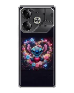Чехол для Nothing Phone (4a) Pro с картинкой «Stitch в цветах» Чехол для Nothing Phone (4a) Pro с картинкой «Stitch в цветах»