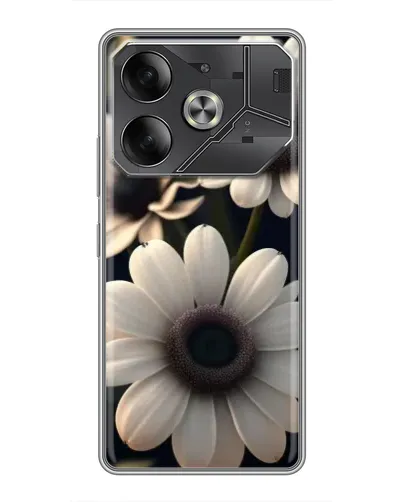 Чехол для Nothing Phone (4a) Pro с картинкой «Белые маргаритки макро»