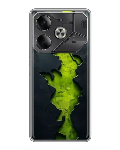Чехол для Nothing Phone (4a) Pro с картинкой «Салатовый разлом скалы» Чехол для Nothing Phone (4a) Pro с картинкой «Салатовый разлом скалы»