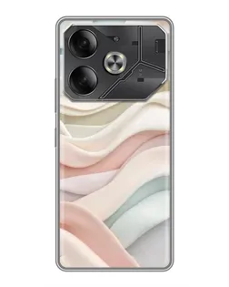 Чехол для Nothing Phone (4a) Pro с картинкой «Пастельные нежные волны»