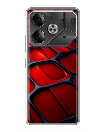 Чехол для Nothing Phone (4a) Pro с картинкой «Красная глянцевая сетка» Чехол для Nothing Phone (4a) Pro с картинкой «Красная глянцевая сетка»