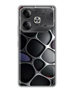 Чехол для Nothing Phone (4a) Pro с картинкой «Объемная темная решетка»