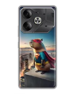 Чохол для Nothing Phone (4a) Pro з картинкою «Капі-мен супергерой»
