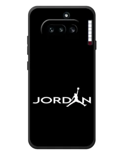 Чехол для Nothing Phone (4a) с картинкой «Jordan White Logo» Чехол для Nothing Phone (4a) с картинкой «Jordan White Logo»