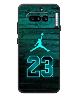 Чехол для Nothing Phone (4a) с картинкой «Jordan Cyan 23» Чехол для Nothing Phone (4a) с картинкой «Jordan Cyan 23»