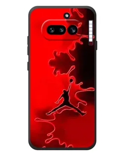 Чехол для Nothing Phone (4a) с картинкой «Jordan Red Smoke» Чехол для Nothing Phone (4a) с картинкой «Jordan Red Smoke»