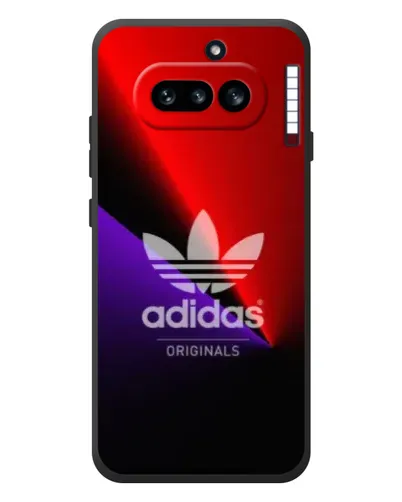 Чехол для Nothing Phone (4a) с картинкой «Adidas Red Neon» Чехол для Nothing Phone (4a) с картинкой «Adidas Red Neon»