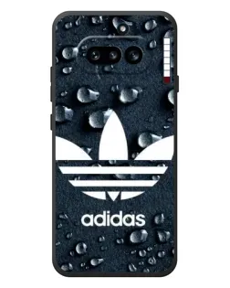 Чехол для Nothing Phone (4a) с картинкой «Adidas Trefoil Blue»