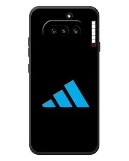 Чехол для Nothing Phone (4a) с картинкой «Adidas Cyan Logo»